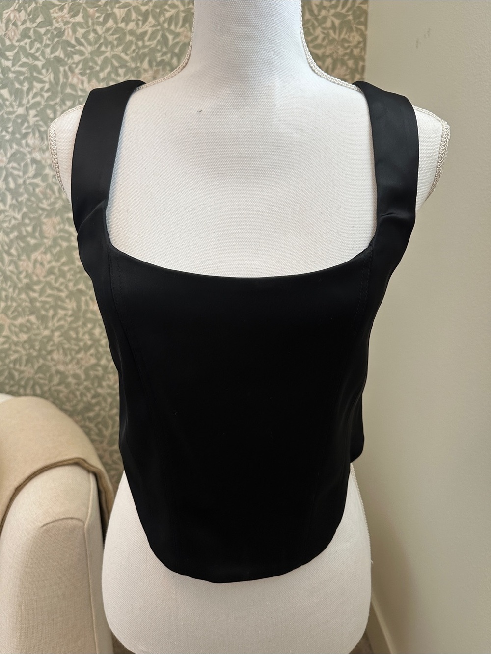 Aritzia Sunday Best Bustier Top in Black